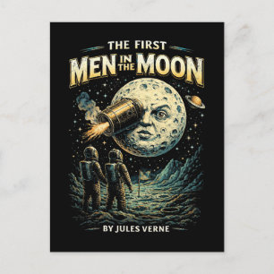 Carte Postale Voyage vers la Lune