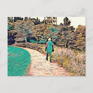 Carte Postale Voyage vers l'inconnu