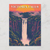Carte postale Voyage Victoria Falls Waterfall (Devant)