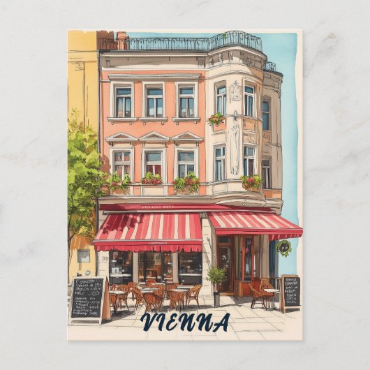 Carte Postale Voyage Vienne Autriche (Devant)