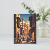 Carte Postale Voyage vintage au Caire en Egypte (Debout devant)