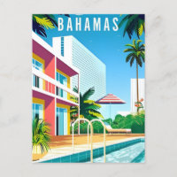Voyage Vintage Bahamas vacances île tropicale