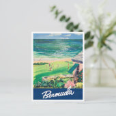 Carte postale voyage vintage Bermudes (Debout devant)