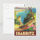 Carte Postale Voyage vintage Biarritz France (Devant / Derrière)