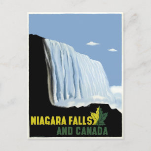 Carte Postale Voyage vintage Canada et Niagara Falls