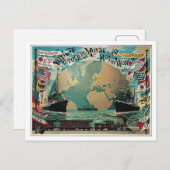 Carte Postale Voyage vintage dans le monde (Devant / Derrière)