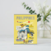 Carte Postale Voyage vintage de Phillipines (Debout devant)