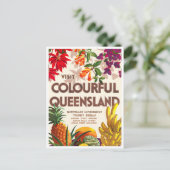 Carte Postale Voyage vintage du Queensland Australie (Debout devant)