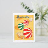 Carte Postale Voyage vintage en Australie (Debout devant)