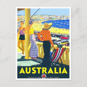 Carte Postale Voyage vintage en Australie