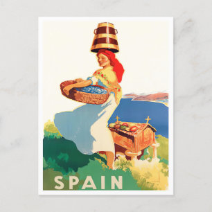 Carte Postale Voyage vintage en Espagne