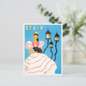 Carte Postale Voyage vintage en Espagne (Debout devant)