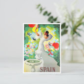 Carte Postale Voyage vintage en Espagne (Debout devant)