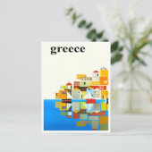 Carte postale Voyage vintage en Grèce (Debout devant)