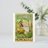 Carte Postale Voyage vintage en Hawaï (Debout devant)