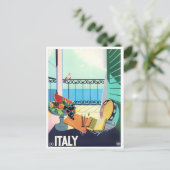 Carte Postale Voyage vintage en Italie (Debout devant)