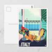 Carte Postale Voyage vintage en Italie (Devant / Derrière)