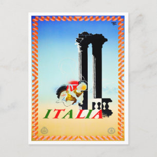 Carte Postale Voyage vintage en Italie