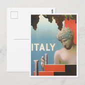 Carte Postale Voyage vintage en Italie (Devant / Derrière)