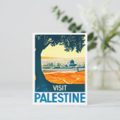 Carte Postale Voyage vintage en Palestine (Debout devant)