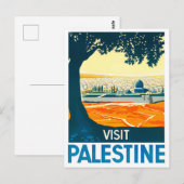 Carte Postale Voyage vintage en Palestine (Devant / Derrière)
