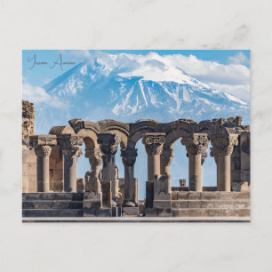 Carte Postale voyage vintage Erevan Arménie Ararat City