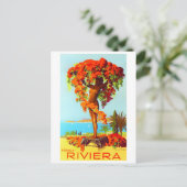 Carte Postale Voyage vintage France Riviera (Debout devant)
