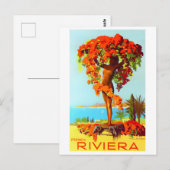 Carte Postale Voyage vintage France Riviera (Devant / Derrière)