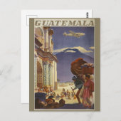 Carte Postale Voyage vintage Guatemala Retro (Devant / Derrière)