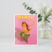 Carte postale voyage vintage Hawaii (Debout devant)