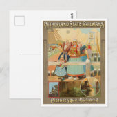 Carte postale voyage vintage Holland (Devant / Derrière)