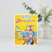 Carte postale voyage vintage Jamaïque (Debout devant)