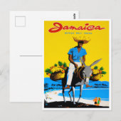 Carte postale voyage vintage Jamaïque (Devant / Derrière)