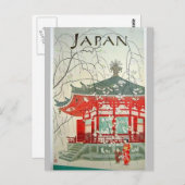 Carte Postale Voyage vintage JAPON (Devant / Derrière)