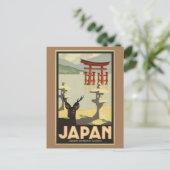Carte Postale Voyage vintage JAPON (Debout devant)