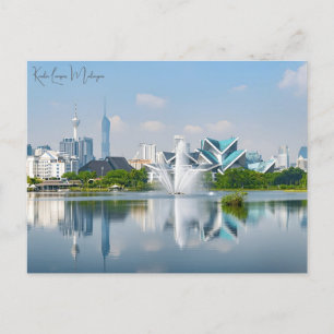 Carte Postale voyage vintage Kuala Lumpur Malaisie Skyscraper