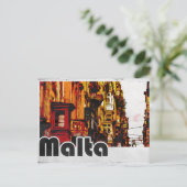 Carte Postale Voyage vintage Malte (Debout devant)