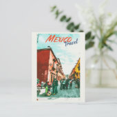 Carte Postale Voyage vintage Mexique Retro (Debout devant)