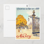 Carte Postale Voyage vintage Nancy France (Devant / Derrière)