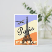 Carte Postale Voyage vintage Paris France (Debout devant)
