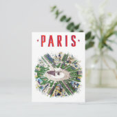 Carte Postale Voyage vintage Paris France (Debout devant)