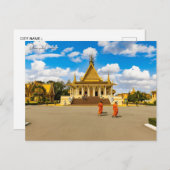 Carte Postale voyage vintage Phnom penh Cambodge ville (Devant / Derrière)