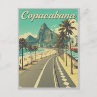 Voyage vintage - Plage de Copacabana