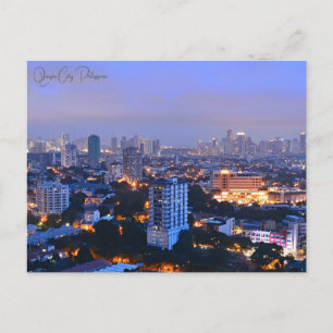 Carte Postale Voyage Vintage Quezon City Philippines ville retro