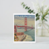 Carte Postale Voyage vintage San Francisco California (Debout devant)