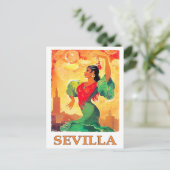 Carte Postale Voyage vintage Sevilla Espagne (Debout devant)