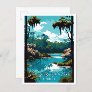 Carte Postale Voyage vintage Silver Springs State Park