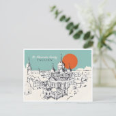 Carte Postale voyage vintage Tallinn Estonie (Debout devant)