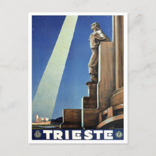 Carte Postale Voyage vintage Trieste Italie