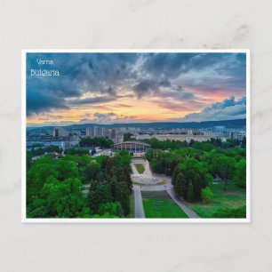 Carte Postale voyage vintage varna bulgaria CITY Bulgarie retro